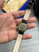 Load image into Gallery viewer, Vintage 60s / 70s DuFonte Gold Plated Square Roman Numeral Hand Wind Watch
