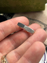 Load image into Gallery viewer, GUCCI .925 Silver Hexagon Ring Size 9.5
