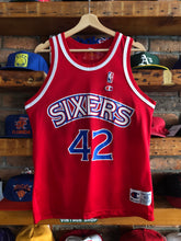 Load image into Gallery viewer, Vintage Champion Philadelphia Sixers Jerry Stackhouse Jersey Size 40/Medium
