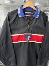 Load image into Gallery viewer, Vintage 90s Ralph Lauren Polo Sport Shield Quarter Zip Pullover Windbreaker Jacket L / XL
