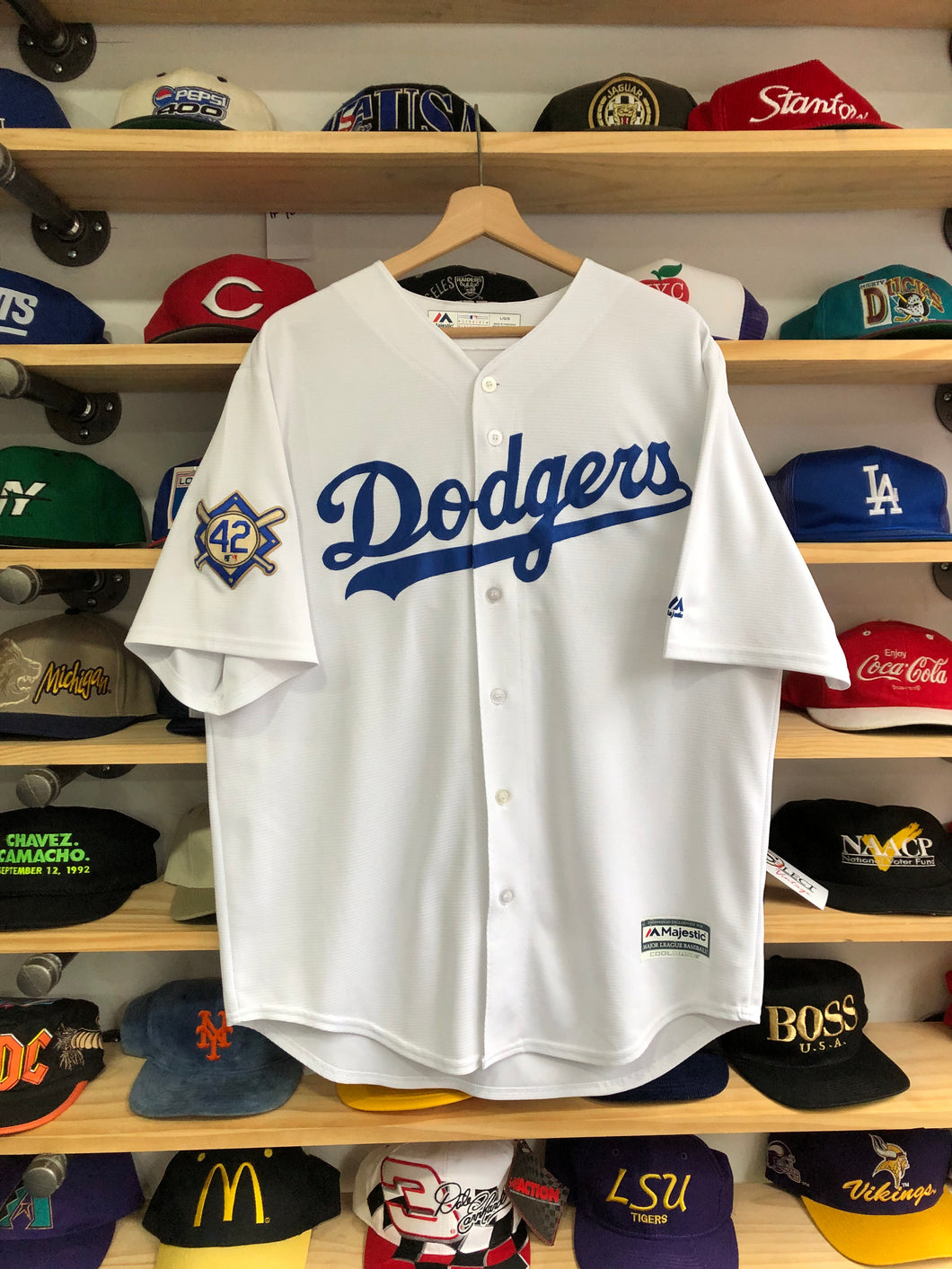 Majestic Los Angeles Dodgers Jackie Robinson Jersey Size Large