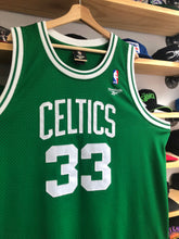 Load image into Gallery viewer, Vintage Reebok Boston Celtics Larry Bird Hardwood Classics Swingman Jersey Size 2XL
