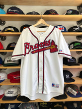 Load image into Gallery viewer, Vintage Russell Athletic Atlanta Braves Chipper Jones Jersey Size Large
