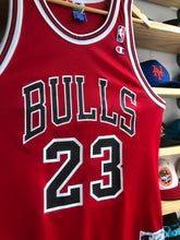 Load image into Gallery viewer, Vintage Champion Chicago Bulls Michael Jordan Jersey Size 44/Large
