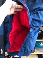 Load image into Gallery viewer, Vintage Starter New Jersey Nets Quarter Zip Pullover Puffer Jacket Size XL
