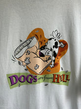 Load image into Gallery viewer, Vintage 90s Cats &amp; Dogs Parody Tee Size Large
