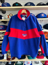 Load image into Gallery viewer, Vintage 1999 New York Giants Half Zip Fleece Sweater Large
