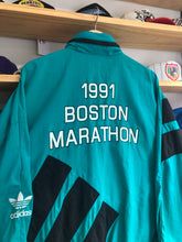Load image into Gallery viewer, Vintage Adidas 1991 Boston Marathon Zip Up Windbreaker Size Large
