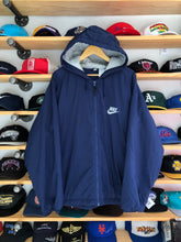Load image into Gallery viewer, Vintage Nike Swoosh Zip Up Nylon Jacket Size XL
