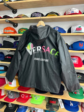 Load image into Gallery viewer, Vintage 90s Versace Jeans Couture Reversible Rainproof All Over Print Spellout Jacket XL
