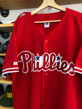 Load image into Gallery viewer, Vintage Russell Athletic Philadelphia Phillies Blank BP Mesh Authentic Jersey Size 48/XL
