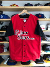 Load image into Gallery viewer, Vintage Champion Poker Stars Website Promo Jersey Size L/XL
