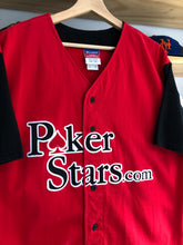 Load image into Gallery viewer, Vintage Champion Poker Stars Website Promo Jersey Size L/XL
