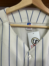 Load image into Gallery viewer, Vintage Chicago Cubs Russell Athletic Authentic Pinstripe Jersey 52 XXL
