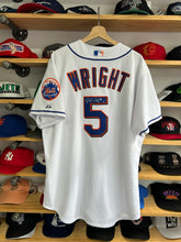 Load image into Gallery viewer, Vintage Majestic New York Mets David Wright Autographed Home Jersey 48 XL
