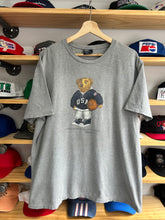 Load image into Gallery viewer, Vintage Ralph Lauren Polo Sport Gray Basketball Bear Tee Large
