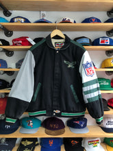 Load image into Gallery viewer, Vintage Jeff Hamilton Philadelphia Eagles Varsity Bomber Jacket Size Medium
