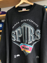 Load image into Gallery viewer, Vintage Nutmeg San Antonio Spurs Big Logo Crewneck Size XL
