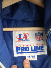 Load image into Gallery viewer, Vintage Logo Athletic Dallas Cowboys Sharktooth Puffer Jacket Size Medium
