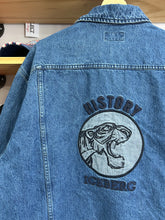 Load image into Gallery viewer, Vintage 90s Iceberg History Disney Jungle Book Denim Jacket Made in Italy XL / 2XL
