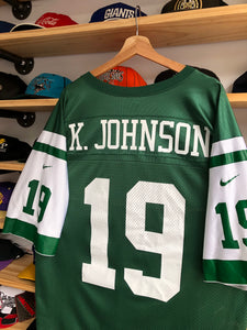 Vintage Nike NFL New York Jets Keyshawn Johnson Jersey Size Large