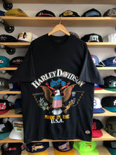 Load image into Gallery viewer, Vintage 1988 Harley Davidson Smoke Rings Tee Size XL/2XL
