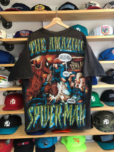 Load image into Gallery viewer, Vintage Spider-Man Venom Resurreccion Mexican Bootleg AOP Tee XL
