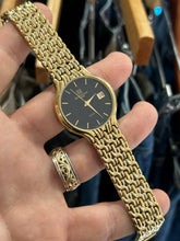Load image into Gallery viewer, Vintage 90s GIVENCHY Paris Gold Plated 34MM Quartz Watch
