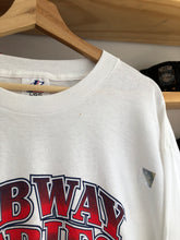 Load image into Gallery viewer, Deadstock Vintage Logo Athletic Yankees VS Mets 2000 Subway Series WS Long Sleeve Tee Size XL
