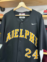 Load image into Gallery viewer, Vintage Nike Y2K Adelphi University Panthers Baseball Jersey XL
