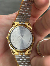 Load image into Gallery viewer, Vintage 90s Gruen Precision Gold Day / Date Presidential Quartz Watch
