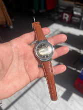 Load image into Gallery viewer, Vintage 1977 Timex Marlin Hand Wind Gradient Dial Day / Date Watch
