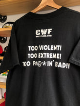 Load image into Gallery viewer, Vintage CWF Extreme Wrestling Tee Size Large

