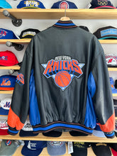 Load image into Gallery viewer, Vintage Carl Banks G-III New York Knicks Leather Jacket XL
