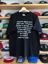 Load image into Gallery viewer, Vintage 90s Computer Games Parody Tee L

