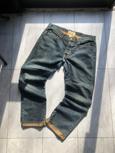 Load image into Gallery viewer, Vintage Ralph Lauren Rugby Patch Graphic Denim Jeans Size 36x34
