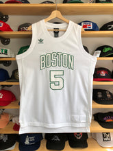Load image into Gallery viewer, Vintage Adidas Boston Celtics Kevin Garnett White Swingman Jersey Size Medium
