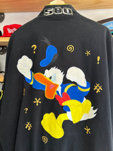 Load image into Gallery viewer, Vintage 2004 Jeff Hamilton Donald Duck Daytona 500 NASCAR Jacket 2XL
