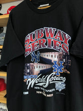 Load image into Gallery viewer, Vintage Puma Yankees VS Mets 2000 Subway Series WS Tee Size Large
