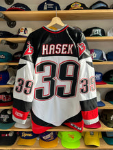 Load image into Gallery viewer, Vintage CCM Buffalo Sabres Dominik Hasek Goat Head Stitched Jersey XL
