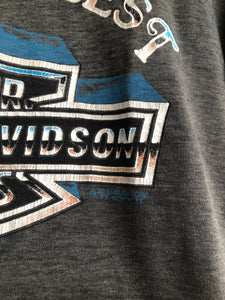 Vintage Early 80’s Harley Davidson 3D Emblem Tee Size Large