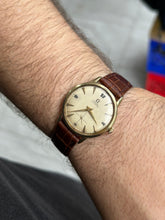 Load image into Gallery viewer, Vintage 1952 Omega 14KGF F6212 Bumper Automatic Watch
