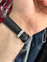 Load image into Gallery viewer, Vintage 90s Fossil Black / Red Chronograph Quartz Watch
