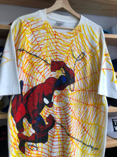 Load image into Gallery viewer, Vintage 1997 Marvel Comics SpiderMan AOP Tee Size Large
