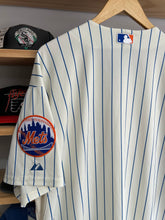 Load image into Gallery viewer, Majestic 2010-11 New York Mets Majestic Home Cream Pinstripe Authentic Jersey 52 XXL
