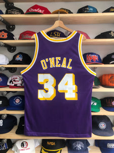 Vintage Champion Los Angeles Lakers Shaquille O’Neal Jersey Size 44/Large