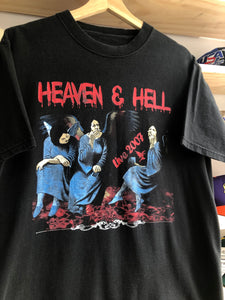 Vintage 2007 Heaven & Hell Band Tour Tee Size Large