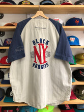 Load image into Gallery viewer, Vintage Mirage First Swing Black Yankees Baseball Jersey Size 2XL
