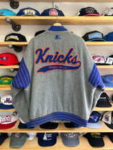Load image into Gallery viewer, Vintage 1989 Starter New York Knicks Wool Script Varsity Jacket XL
