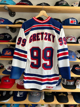 Load image into Gallery viewer, Vintage New York Rangers Wayne Gretzky Stitched Jersey Medium
